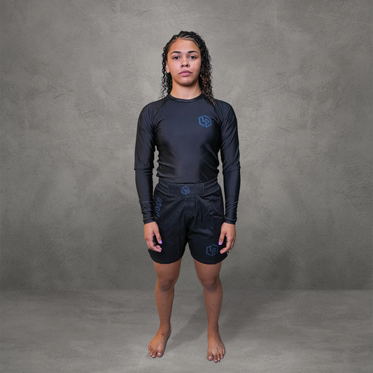 Rash Guard Classica - Manga Longa - Preta